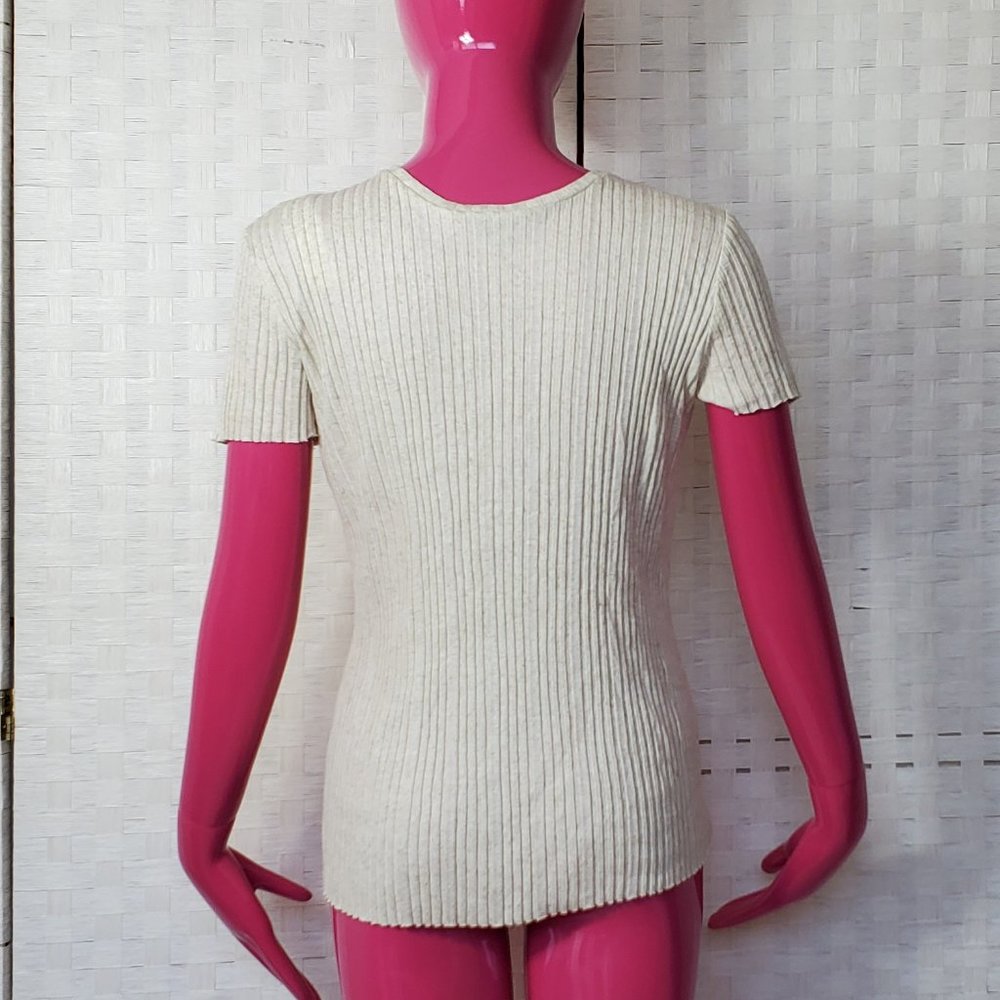 Zara Ribbed T-Shirt - Picture 4 of 5